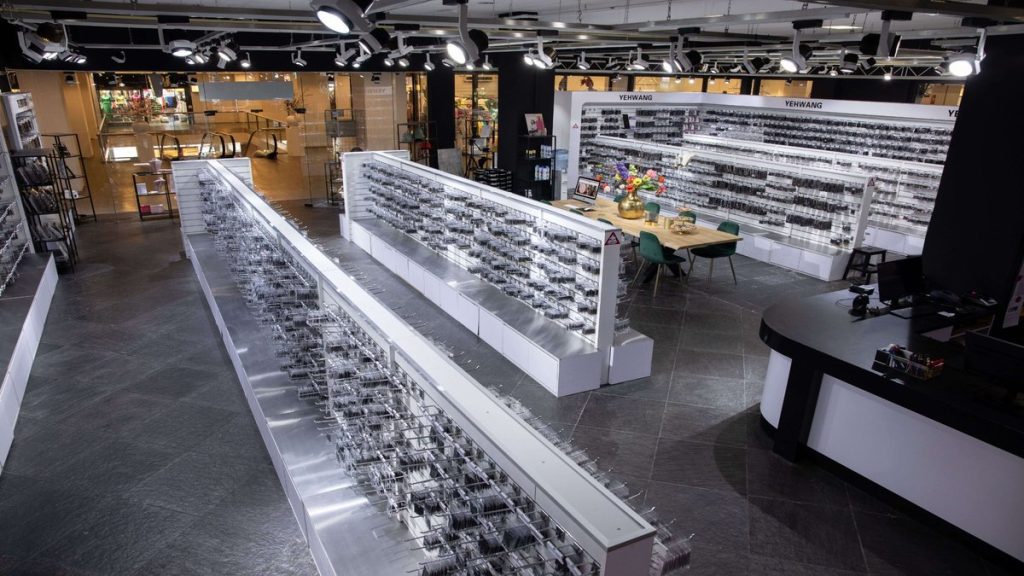 YEHWANG Damesjuwelen Showroom – Offline Retailruimte voor Premium Kettingen & Juwelen Collecties