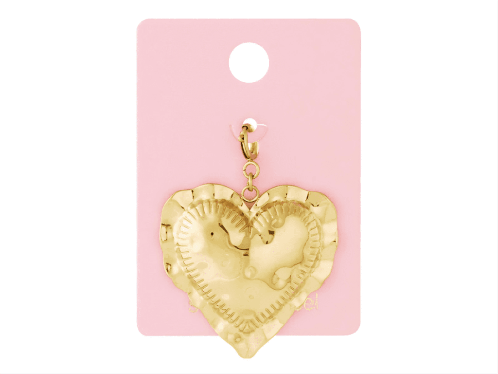 Big heart jewelry charm