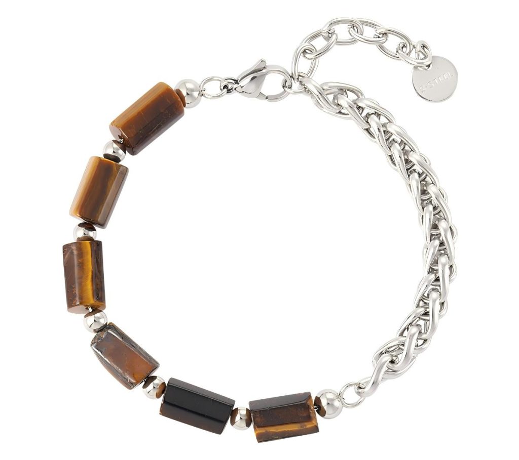 Half chained half charms bracelet