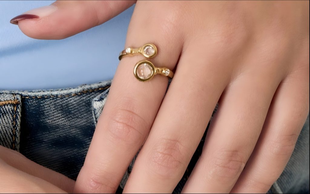 Stainless Steel Minimalist Rings Circle Simple Daily Series