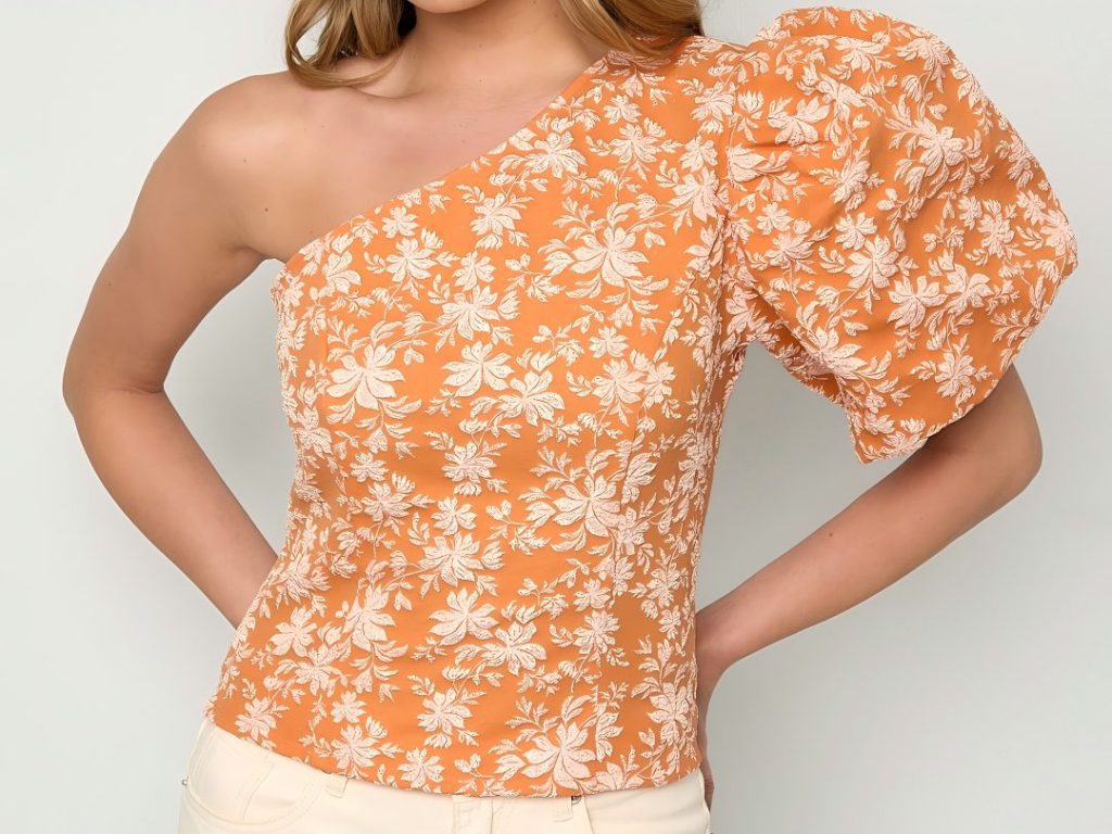Flower Top One Shoulder