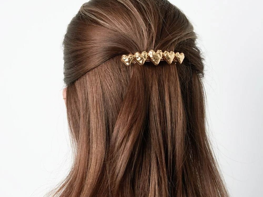 Hair Clips Heart Daily Alloy Daily Accessories