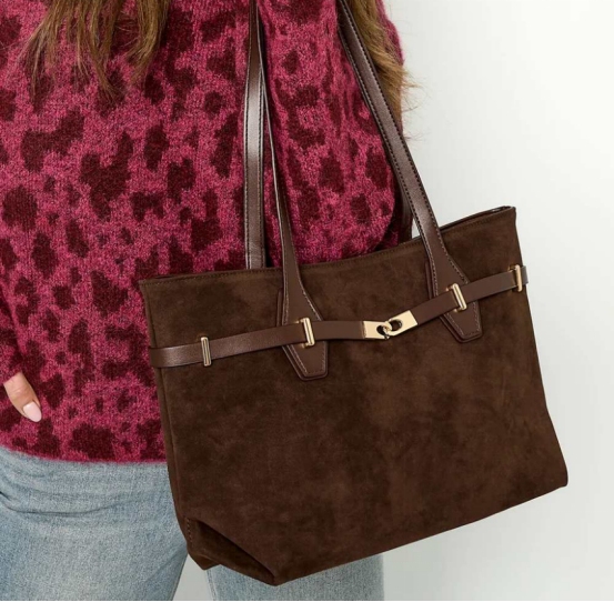 Tote Bags Solid Color Casual Suede Daily Accessories