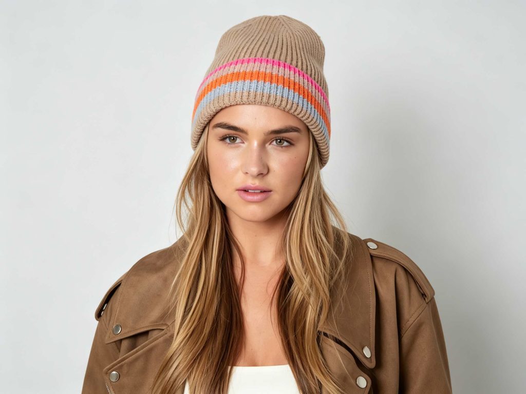Multi Color Striped Hat