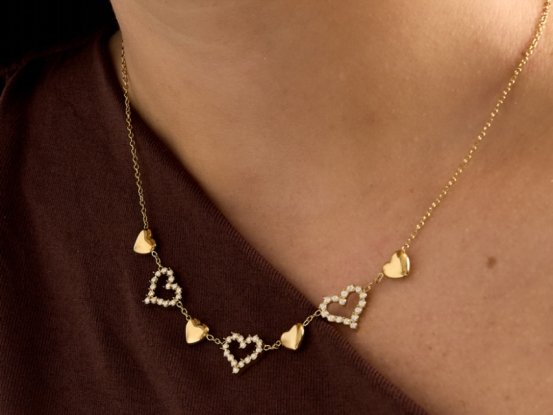 Stainless Steel Pendant Necklaces Heart Simple Daily Simple Series Women's Jewelry